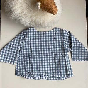 Makié Plaid Long Sleeve Blouse 12-18 months